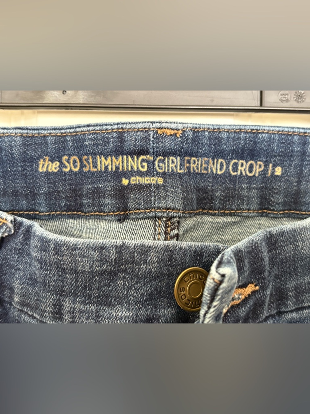 Chico's the So Slimming Girlfriend Crop Roll-Cuff Jeans - Picture 5 of 9